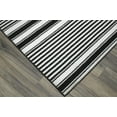 thumbnail image 4 of Garland Rug Cape Cod Black Indoor Area Rug, 6' x 8', 4 of 5