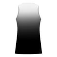 thumbnail image 3 of ZCFZJW Men's Ombre Tank Tops Cotton Performance Sleeveless Casual Tie Dye Gradient Print Summer Big and Tall Regular Fit Stretch Breathable T Shirts Black S, 3 of 4