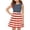 #A08-Gray, variant on Independence Day Dress for Girls Stars Stripe 4th Of July Dresses Casual A-Line Sleeveless Tank Dresses Patchwork Basic Patriotic Skirt for Kids Girls