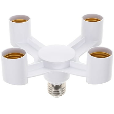 OHOIOLLA Light Socket Splitter White Compact for Light Holder 1Set 5.3X5.3in