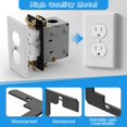 Wall Plate Spacer,Flush Fit Device Leveling Plates For Wall Outlet