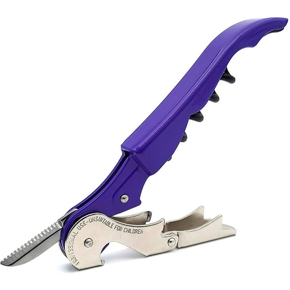 Pulltap's Genuine Classic 500 Corkscrew Wine Key Bottle Opener (Violeta - Violet)