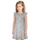thumbnail image 1 of Fotbe Silver Mosaic Vestido de Dormir para Niñas de 3 a 10 Años, Mangas Cortas, Estilo Princesa, Pijama Camisón con Mangas Voladas-XX-Large, 1 of 6