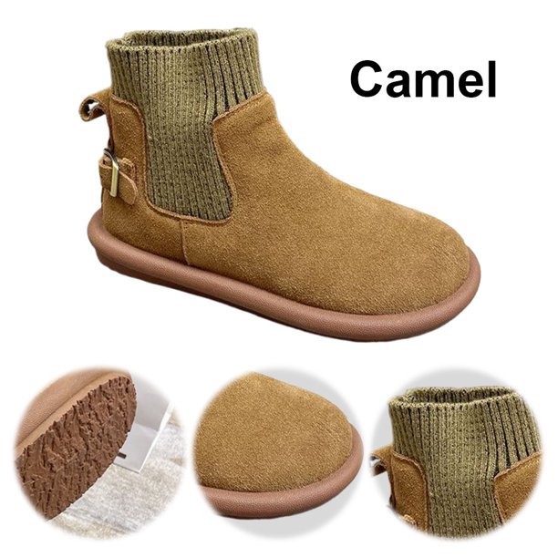 Botines Calcetines Tobillo Chelse Se Deslizan en El Invierno Los Otoño