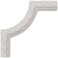 thumbnail image 1 of Ekena Millwork PML06X06BU 6 In. W X 6 In. H X .62 In. P Architectural Bulwark Rope Panel Moulding Corner, 1 of 1