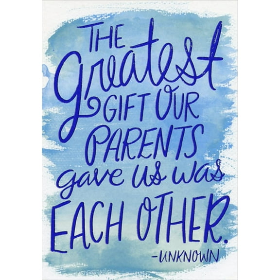 Designer Greetings The Greatest Gift Quote Birthday Card for Brother