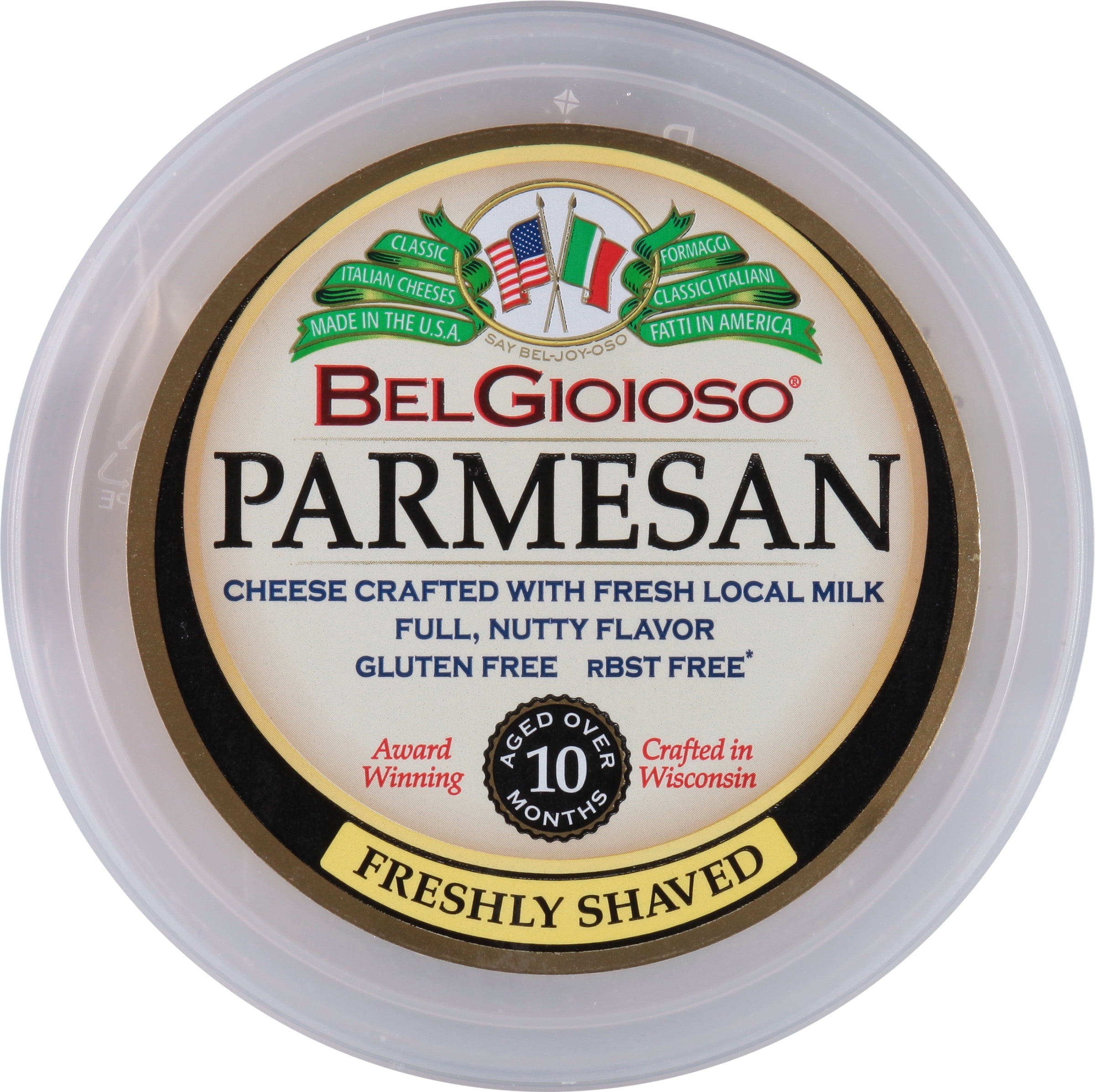 BelGioioso Freshly Shaved Parmesan Cheese, 5 oz Cup