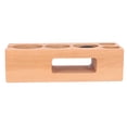 thumbnail image 3 of Coffee Tamper Mat Stand, Healthy Card Slot Design Exquisite Stable Wood Coffee Filter Tamper Holder  for 2.3in Coffee Machine Handle Bracket, 3 of 8