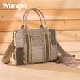 thumbnail image 7 of Wrangler Womens Canvas Woven Tote Bag Top Handle Boho Shoulder Bags With Strap, Tan, 7 of 7