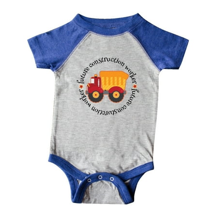 

Inktastic Future Construction Worker Truck Gift Baby Boy Bodysuit