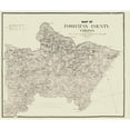thumbnail image 3 of Cambell 17x15 Black Modern Framed Museum Art Print Titled - Powhatan County Virginia - Campbell 1864, 3 of 5