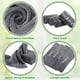 thumbnail image 3 of Toallas desmaquillantes Shimeyao de microfibra, 20 unidades, 33 x 33 cm, color gris, 3 of 6