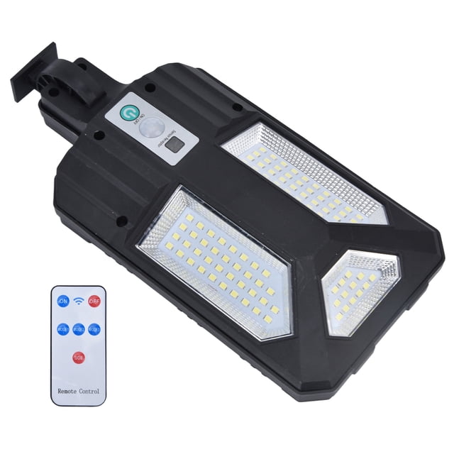 Lámpara de calle con sensor de movimiento, luz solar 87LED, luz solar para jardín, luz remota para jardín, innovación moderna