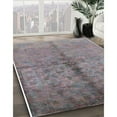 thumbnail image 2 of Ahgly Company Indoor Square Mid-Century Modern Mauve Taupe Purple Oriental Area Rugs, 8' Square, 2 of 6