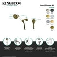 thumbnail image 4 of Kingston Brass KX1062BE Victorian Hand Shower Kit, Polished Brass, 4 of 5