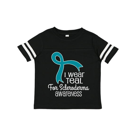 Inktastic Scleroderma Teal Ribbon Awareness Boys or Girls Toddler T-Shirt