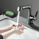 thumbnail image 1 of Jabonera de viaje Lisbinx con orificios de drenaje - Bandeja de plástico ABS para ducha/lavabo (base antideslizante) Jabonera de viaje, 1 of 7