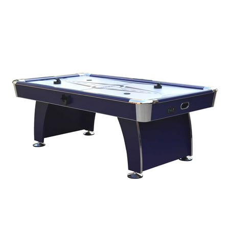 Hathaway Phantom II 90-in Air Hockey Table, Deep-Blue, 4 Strikers, 4 Pucks