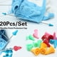 thumbnail image 3 of Kearding 20pcs Goma Agujas para Tejer Punto Protectores Funda Tapa Set Artesanía L Kearding JJ18487-02, 3 of 6
