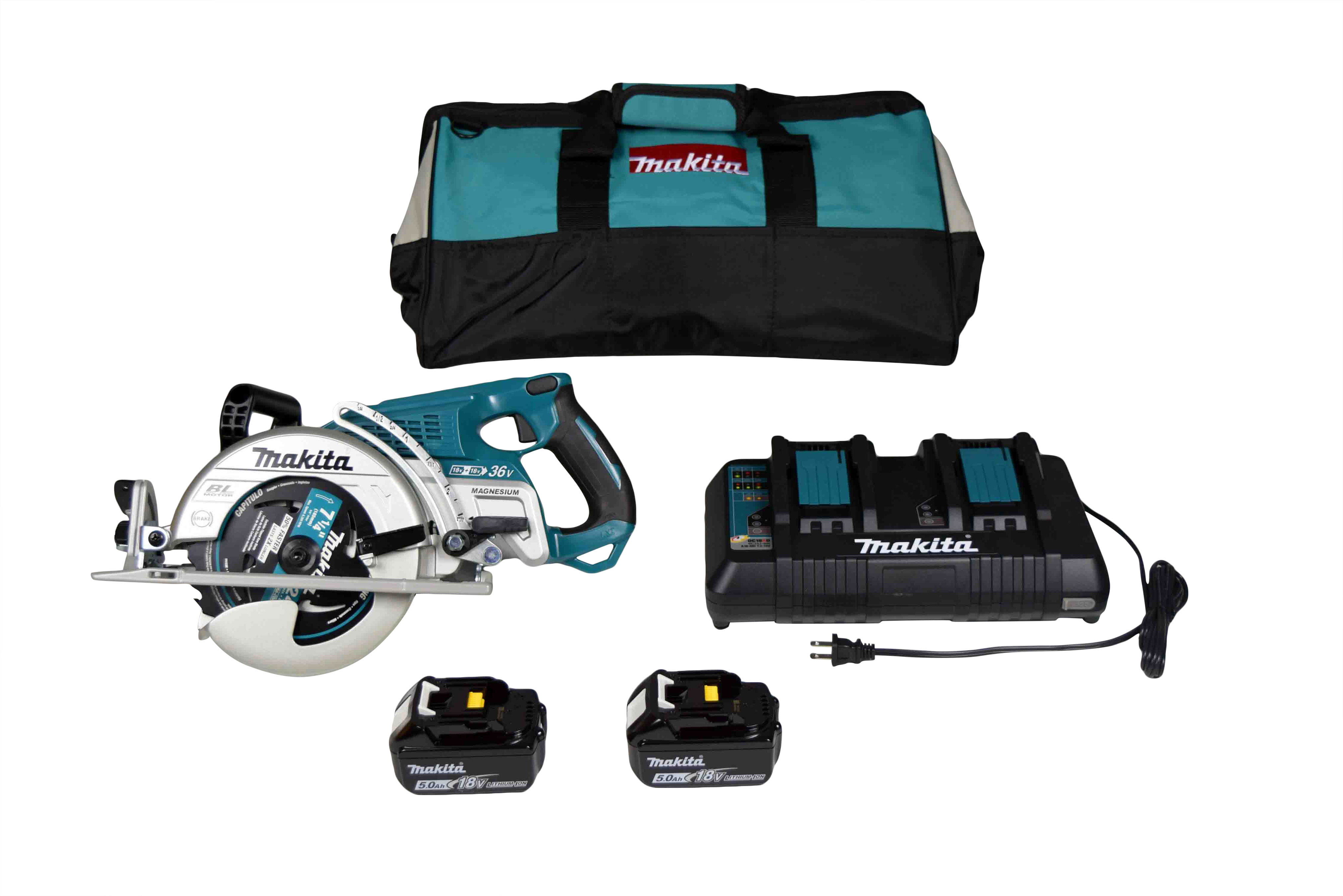 Details about   MAKITA XSR01PT NEW 18V LXT Li-Ion Brushless Cordless 7-1/4 in Circular Saw Kit 