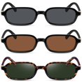 thumbnail image 4 of Gafas de Sol YMRFW Retro Rectangulares para Mujer con Protección UV400, 4 of 6