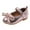 Pink, variant on Otqutp Soft Sole Flower Girls Footwear Summer and Autumn Fashion Girls Casual Shoes Solid Color Bow Pearls Strap Flat Lightweight Dress Shoes
