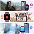 thumbnail image 3 of IOWODO Smart Watch for Android and iPhone, 1.85" Smartwatch for Women Men with Bluetooth Calling, Message Notifications, AI Voice Assistant, 100+ Sports Modes, Fitness Tracker, 3 of 11