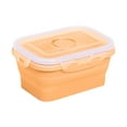 thumbnail image 3 of Homerr Folding Lunch Box Lightweight Lunch Box Silicone Folding Lunch Box Portable Lightweight Food Storage Container Expandable Leak proof for Office School Home 350ML/800ML, 3 of 8