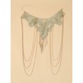 thumbnail image 5 of Cadena fina de oro Shuxiu Wang Collar de cuerpo flor encaje, 5 of 5