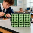 thumbnail image 7 of Battery Organizer Storage Case for 48pcs AA  Batteries, Battery Vault Box Container for Travelling/Home/Office (Black, Large), 7 of 7