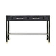 thumbnail image 5 of Amara Charcoal Rattan Desk, 5 of 7