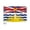 3x6 ft Nylon Flag, variant on AGAS British Columbia Canada Flag 3 x 5 ft Double Stitched Hem 100% Polyester Plated Grommets Indoor Canadian Province of British Columbia Flag