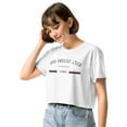 thumbnail image 3 of Anime World Miss Delulu Club Women’s Short Sleeve Crop Top, 3 of 5