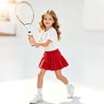 thumbnail image 2 of LIIPEE Solid Color Skirt For Girls Casual Elastic Waist Cute A Line Skirts Kids Comfortable Breathable Everyday School Wear,13-14 Years, 2 of 6