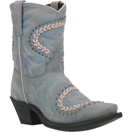 

Women s Laredo Fancy Leather Boots Light Blue