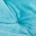thumbnail image 2 of Urban Shop Light Blue Faux Fur Saucer Chair, 2 of 9