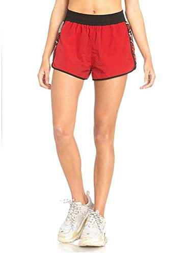 nylon shorts womens