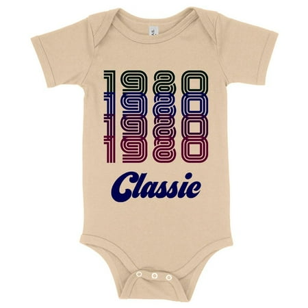 

Baby Jersey 1980 Classic Onesie - 1980 Onesie - 80s Onesie