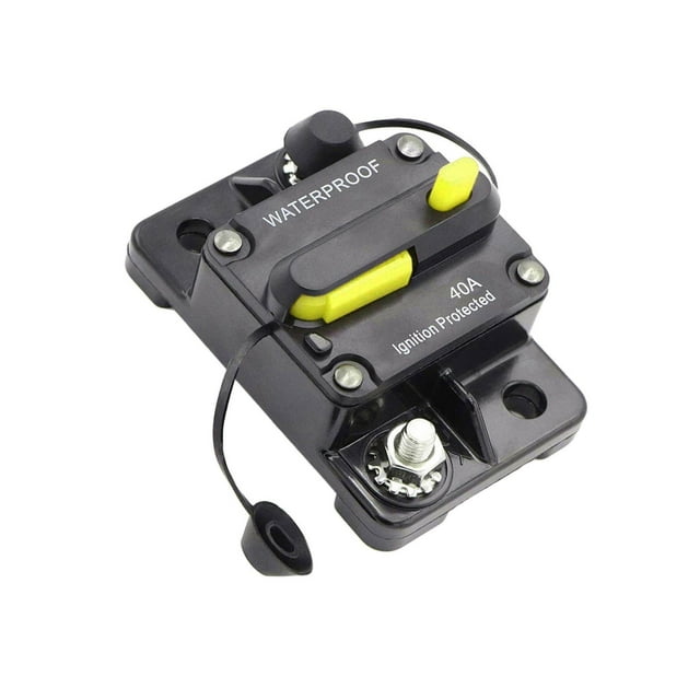facefd 30-300 AMP Disjoncteur IP67 Étanche 12V-48V Manuel Réinitialisation Fusible 40A