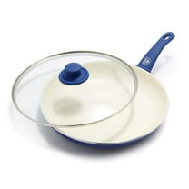 Greenlife Soft Grip 12" Fry Pan with Lid, Blue