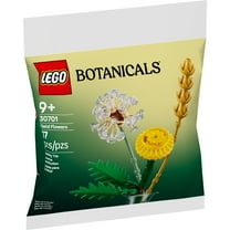 LEGO Botanicals Field Flowers Building Kit - Wildflower Posy for Girls and Boys Ages 9  - Fun Project for Nature Lovers - 30701