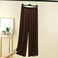 thumbnail image 2 of Pajama Pants for Women Soft Comfy Wide Leg Lounge Sleep Bottom Stretch Elastic Waisted Baggy Pajama Bottoms, 2 of 6