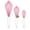 Premium(Pink Pack), variant on MaxxMarket Red Silicone Whisk, Sealed Waterproof Design Set of 3, Professional Kitchen Whisks for Cooking Non-Scratch, Silicone & Stainless Steel Whisk, Heat Resistant 480°F Balloon Egg Beater