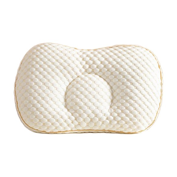 Knit Cotton Neck Pillow High Resilience Soft Comfortable Easy to Wash Suitable for All Rooms for Home Hotel Sleep