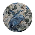 thumbnail image 4 of WYYP Flowers Bird Fabric Round Tablecloth Washable for Home Kitchen Outdoor Decoration 100% Polyester Tablecloths White, 4 of 8