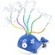 thumbnail image 5 of Advancent Juguete rociador de agua para niños, juguete para exteriores, juego de agua para niños al aire libre, suministro de jardín giratorio para Deportes acuáticos azul Advancent OD001772-01B, 5 of 6
