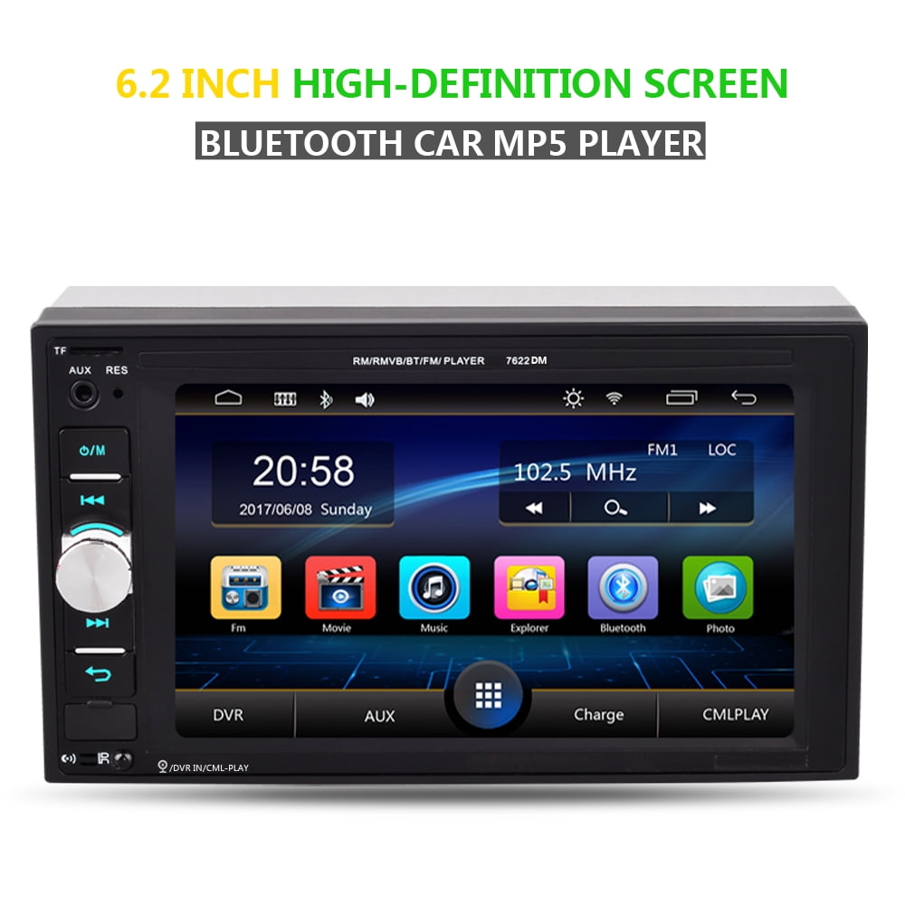6.2 double din radio with backup camera discount