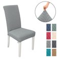 thumbnail image 3 of Labymos 2pcs Dining Chair Slipcover, High Stretch Removable Chair Cover Washable Chair Seat Protector Cover,, 3 of 8