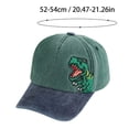 thumbnail image 3 of Kids Boy Girl Hats Sun Protection Green Baseball Cap Soft Summer and Spring 2-8 Years, 3 of 4