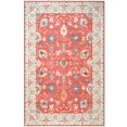 thumbnail image 2 of Balacho Floral Pattern Oriental Boho Faux Wool Area Rug, 8' x 10', Red, 2 of 8